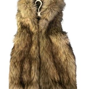 Faux fur vest